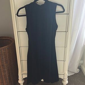 Altar’d state black velvet a line dress